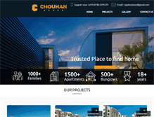 Tablet Screenshot of chouhangroup.com